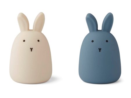 Liewood Callie Natlampe 2-pak Rabbit Sandy Stormy Blue on Sale