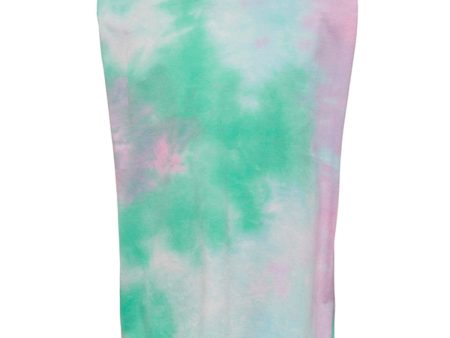 Kids ONLY White Tie Dye LB Amy Padded Shoulder T-shirt Cheap