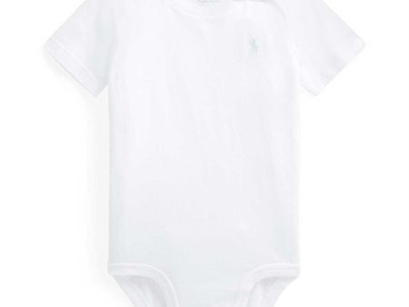 Polo Ralph Lauren Baby Boy Short Sleeved Bodystocking White Online now