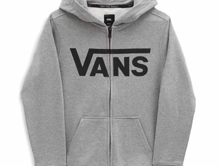 VANS Classic Zip Hoodie II Cement Heather Black Online