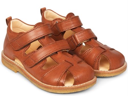 Angulus Sandal m. Velcro Cognac 0505-101-1545 Sale