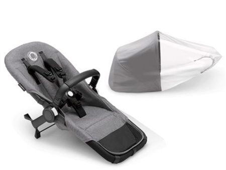 Bugaboo Donkey 5 Duo Extention Set Grey Melange For Sale