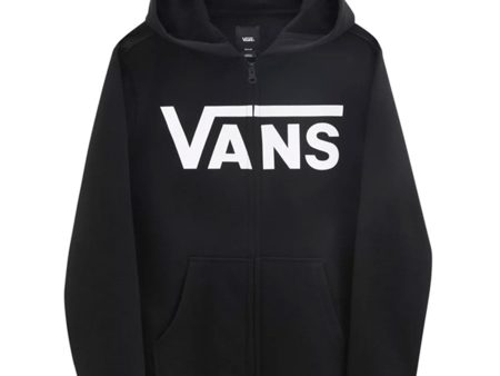 VANS Classic Zip Hoodie II Black White Cheap