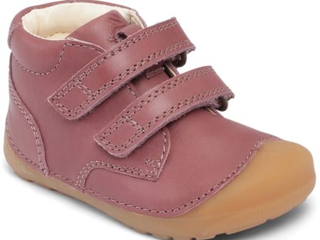 Bundgaard Begynnersko Petit Velcro Dark Rose Sko Sale