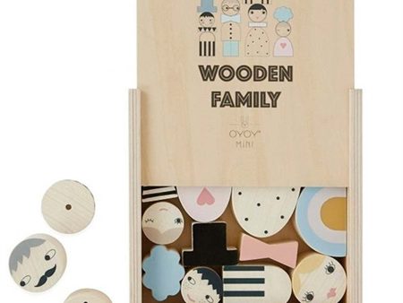 OYOY Wooden Family Bricks Online Sale