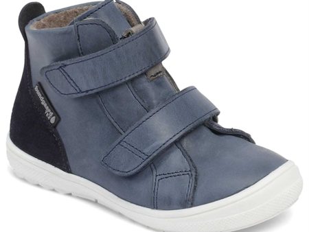 Bundgaard Storm Velcro Tex Sko Navy Hot on Sale