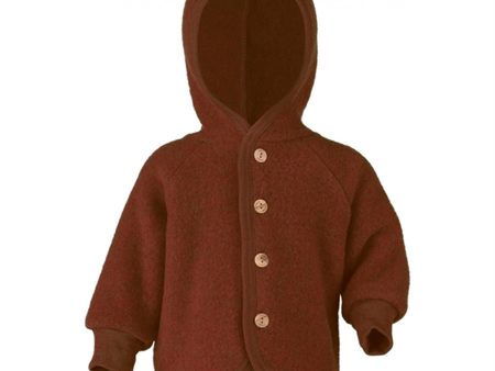 Engel Hooded Cardigan m. Treknapper Cinnamon Mélange For Sale